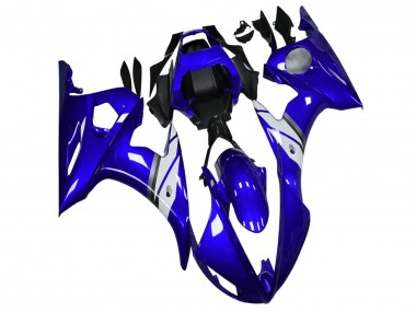 Purchase 2003-2004 Yamaha YZF R6 Motorcycle Fairings - Blue White Canada
