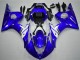 2003-2004 Yamaha YZF R6 Motorcycle Fairings - Blue White Canada