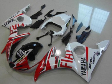 Purchase 2003-2004 Yamaha YZF R6 Motorcycle Fairings - White Red Fiat Michelin Motul Canada