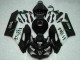 2004-2005 Honda CBR1000RR Motorcycle Fairings - Glossy Black White West Mobil Michelin Canada