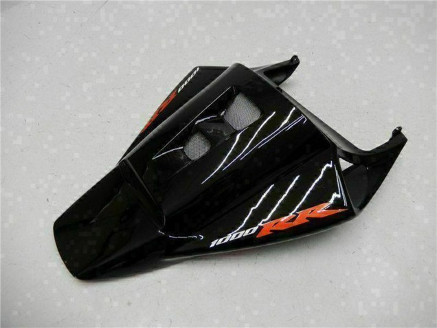 2004-2005 Honda CBR1000RR Motorcycle Fairings - Glossy Black Red Flame Canada