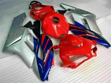 Purchase 2004-2005 Honda CBR1000RR Motorcycle Fairings - Silver Red Blue Black Stripe Canada