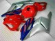 2004-2005 Honda CBR1000RR Motorcycle Fairings - Silver Red Blue Black Stripe Canada