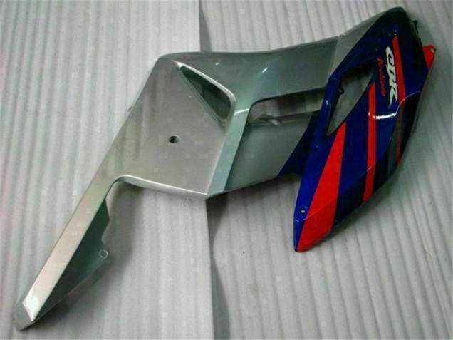 2004-2005 Honda CBR1000RR Motorcycle Fairings - Silver Red Blue Black Stripe Canada