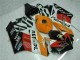 2004-2005 Honda CBR1000RR Motorcycle Fairings - Orange White Red Black Repsol Canada
