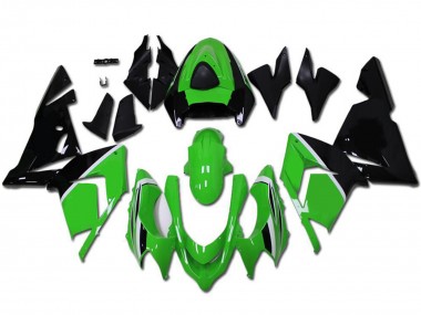Purchase 2004-2005 Kawasaki ZX10R Motorcycle Fairings - Green Glossy Black Canada