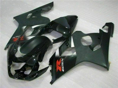 Purchase 2004-2005 Suzuki GSXR 600/750 Motorcycle Fairings - Glossy Black Matte Black Red Decal Canada