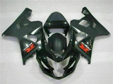 Purchase 2004-2005 Suzuki GSXR 600/750 Motorcycle Fairings - Glossy Black Matte Black Red Decal Canada