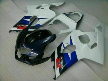 Purchase 2004-2005 Suzuki GSXR 600/750 Motorcycle Fairings - White Blue Glossy Black Red Canada