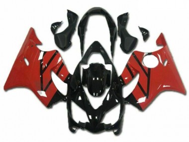 Purchase 2004-2007 Honda CBR600 F4i Motorcycle Fairings Kits - Red Glossy Black Canada