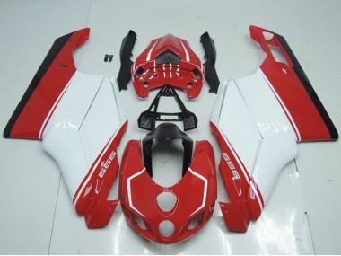 Purchase 2005-2006 Ducati 999 Motorcycle Fairings - White Red Glossy Black Canada