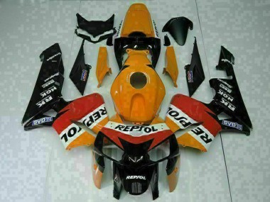 Purchase 2005-2006 Honda CBR600RR Motorcycle Fairings - Orange White Red Black Repsol Canada