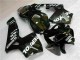 2005-2006 Honda CBR600RR Motorcycle Fairings - Black Repsol Canada