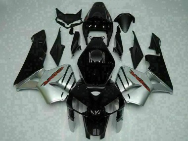 Purchase 2005-2006 Honda CBR600RR Motorcycle Fairings - Glossy Black Silver Canada