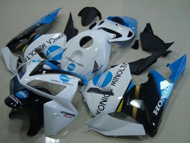 Purchase 2005-2006 Honda CBR600RR Motorcycle Fairings - White Blue Glossy Black Konica Minolta Canada