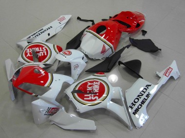 Purchase 2005-2006 Honda CBR600RR Motorcycle Fairings - White Red Lucky Strike Canada