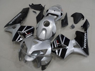 Purchase 2005-2006 Honda CBR600RR Motorcycle Fairings - Silver Glossy Black Canada