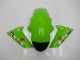 2005-2006 Kawasaki ZX6R Motorcycle Fairings - Green Glossy Black Elf Canada