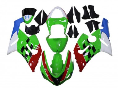 Purchase 2005-2006 Kawasaki ZX6R Motorcycle Fairings - White Green Blue Red Black Canada