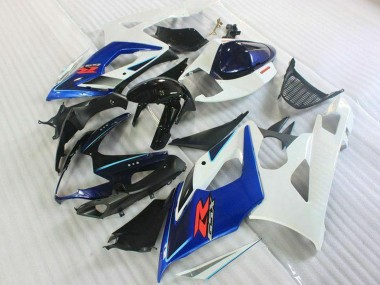 Purchase 2005-2006 Suzuki GSXR 1000 Motorcycle Fairing Kits - White Blue Glossy Black Canada