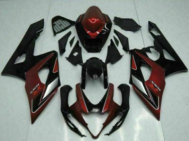 Purchase 2005-2006 Suzuki GSXR 1000 Motorcycle Fairings - Red Silver Glossy Black Canada