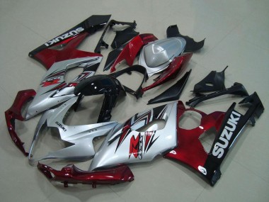 Purchase 2005-2006 Suzuki GSXR 1000 Motorcycle Fairing - Silver Red Black Canada