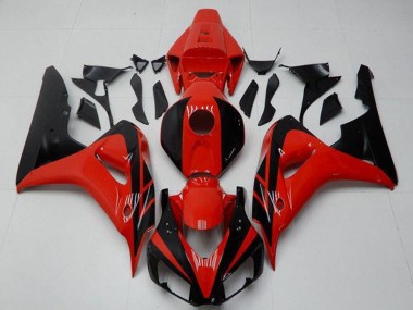 Purchase 2006-2007 Honda CBR1000RR Motorcycle Fairings Kits - Red Glossy Black Canada