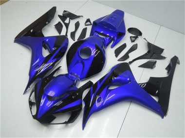 Purchase 2006-2007 Honda CBR1000RR Motorcycle Fairing Kits - Blue Glossy Black Canada