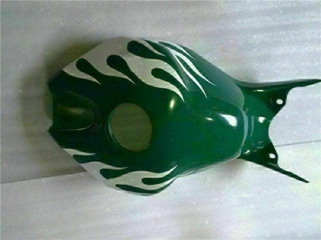 2006-2007 Honda CBR1000RR Motorcycle Fairings - White Green Flame Canada
