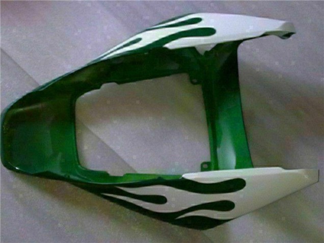 2006-2007 Honda CBR1000RR Motorcycle Fairings - White Green Flame Canada