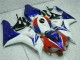 2006-2007 Honda CBR1000RR Motorcycle Fairing Kits - White Red Blue HRC Canada