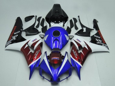 Purchase 2006-2007 Honda CBR1000RR Motorcycle Fairings - White Burgundy Blue Glossy Black Canada