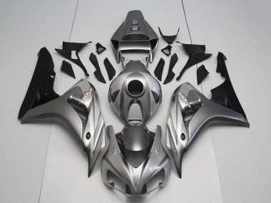 Purchase 2006-2007 Honda CBR1000RR Motorcycle Fairing Kits - Silver Glossy Black Canada