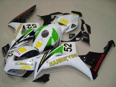 Purchase 2006-2007 Honda CBR1000RR Motorcycle Fairings - White Green Yellow Glossy Black Hannspree 52 Canada