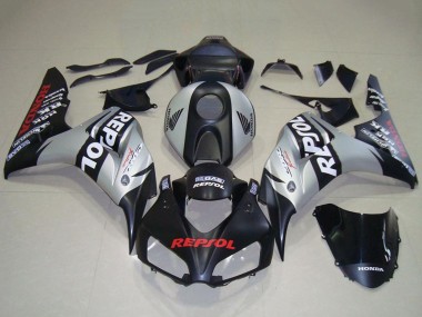 Purchase 2006-2007 Honda CBR1000RR Motorcycle Fairing - Silver Matte Black Repsol Canada