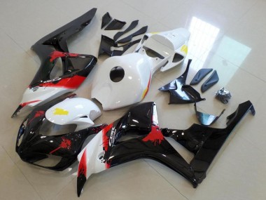 Purchase 2006-2007 Honda CBR1000RR Bike Fairings - White Red Glossy Black Canada