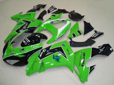 Purchase 2006-2007 Kawasaki ZX10R Motorcycle Fairings - Green White Glossy Black Canada