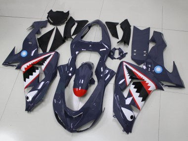 Purchase 2006-2007 Kawasaki ZX10R Motorcycle Fairings - Grey White Red Shark Canada