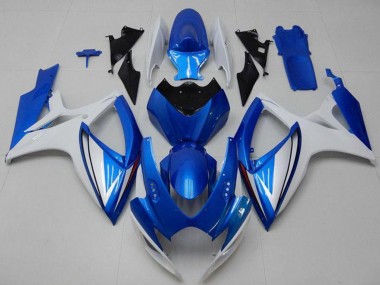 Purchase 2006-2007 Suzuki GSXR 600/750 Motorcycle Fairings - White Blue Canada