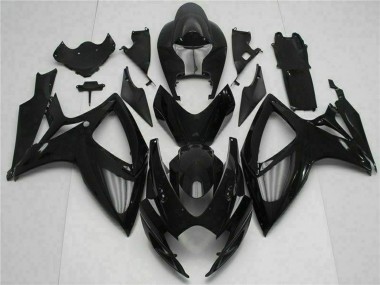 Purchase 2006-2007 Suzuki GSXR 600/750 Motorcycle Fairing Kits - Glossy Black Canada