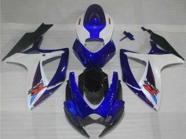 Purchase 2006-2007 Suzuki GSXR 600/750 Motorcycle Fairings - White Blue Black Red Canada
