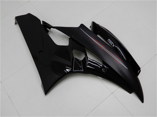 2006-2007 Yamaha YZF R6 Motorcycle Fairing Kits - Glossy Black Matte Black Canada