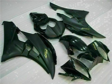 Purchase 2006-2007 Yamaha YZF R6 Motorcycle Fairings - Glossy Black Matte Black Gold Decals Canada