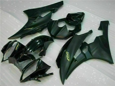 Purchase 2006-2007 Yamaha YZF R6 Motorcycle Fairings - Glossy Black Matte Black Gold Decals Canada