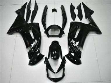 Purchase 2006-2008 Kawasaki EX650 Motorcycle Fairings - Glossy Black White Canada