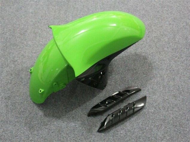 2006-2011 Kawasaki ZX14R ZZR1400 Motorcycle Fairing - Green Glossy Black Canada