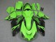 2006-2011 Kawasaki ZX14R ZZR1400 Motorcycle Fairing - Green Glossy Black Canada