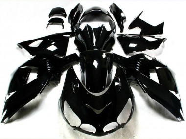 Purchase 2006-2011 Kawasaki ZX14R ZZR1400 Motorcycle Fairings - Glossy Black Canada
