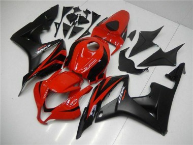 Purchase 2007-2008 Honda CBR600RR Motorcycle Fairings - Red Matte Black with Decals Canada