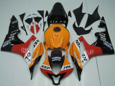 Purchase 2007-2008 Honda CBR600RR Bike Fairings - Orange White Red Glossy Black Repsol Canada